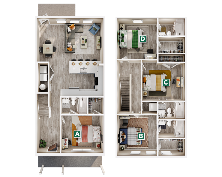 Lumpkin A floor plan