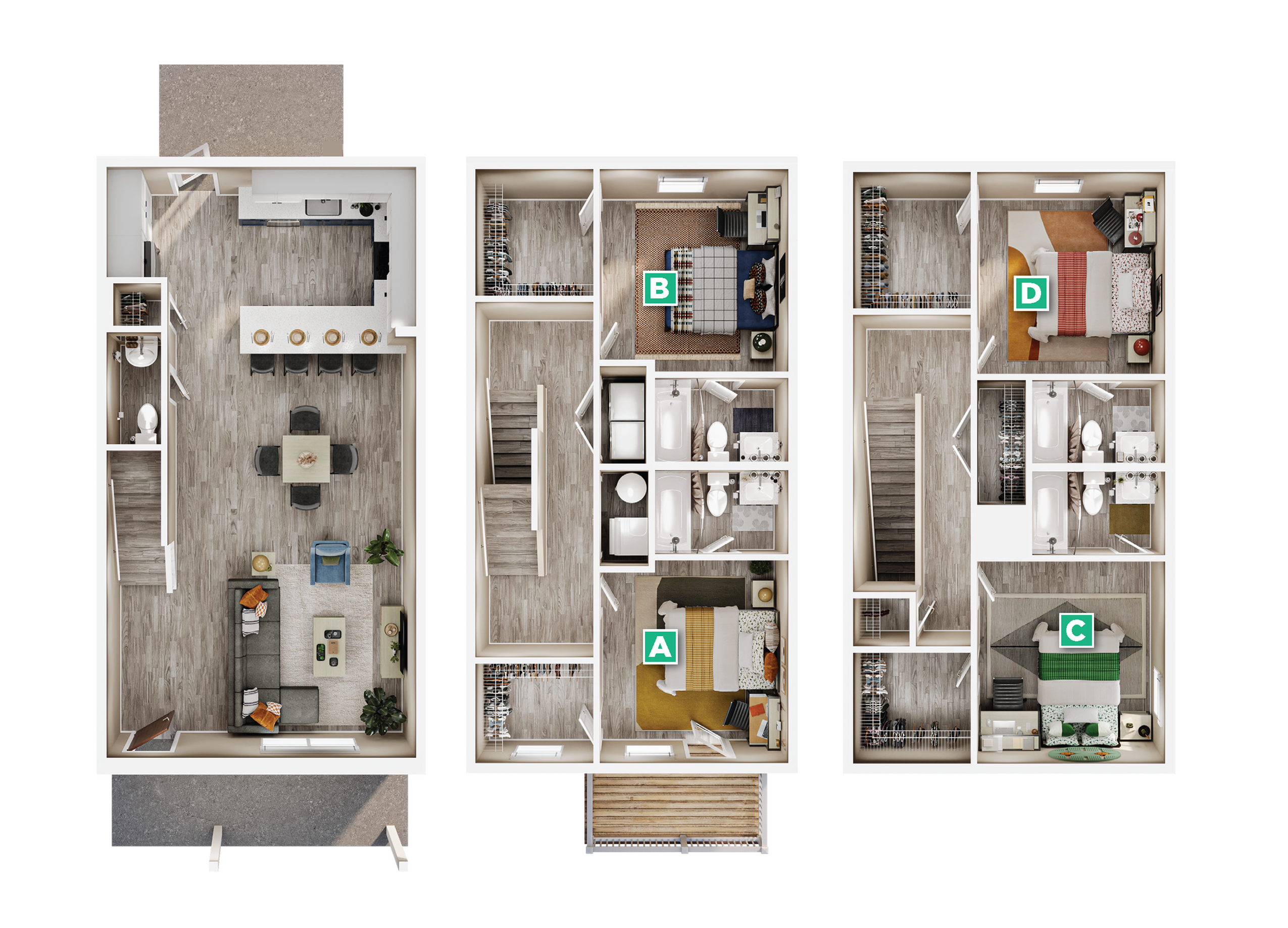Milledge B Floor plan