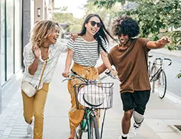 group of diverse young adults