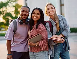 group of diverse young adults